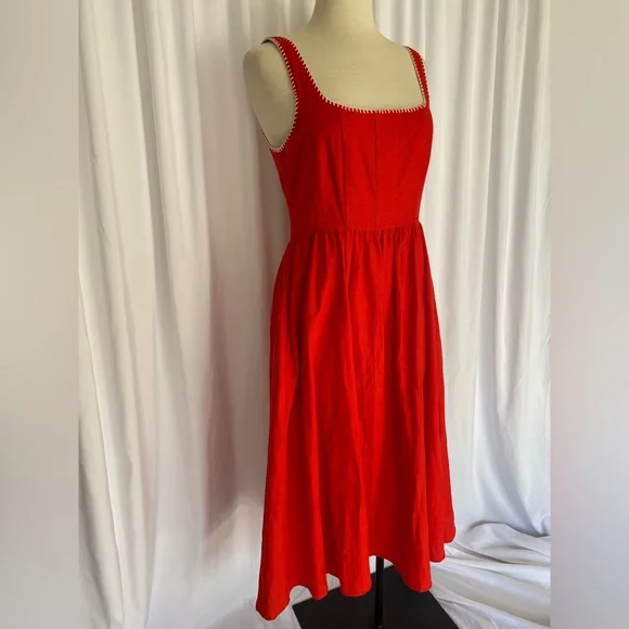 Christian Lacroix Linen Midi Dress - Picture 2 of 6